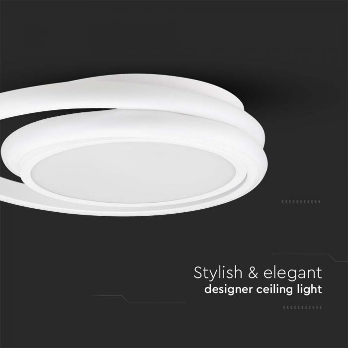 24W(2560Lm) LED design lamp, V-TAC, IP20, white, 310x60mm, neutral white light 4000K