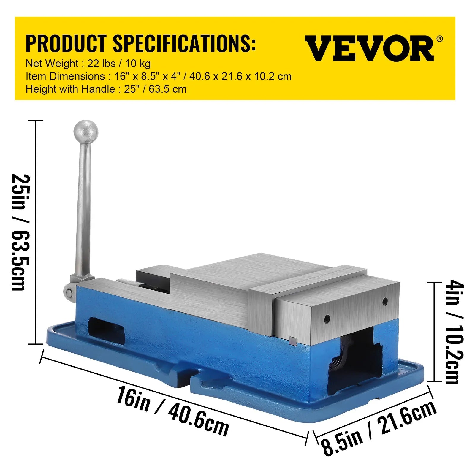 VEVOR 15,2 cm precīzās mašīnas skrūvspīles ar spēcīgu fiksāciju, 26,9 kg precīzijas skrūvspīļu komplekts ar piederumiem, 4,4 cm žokļu atvērums, galda skrūvspīles precīzai fiksācijai