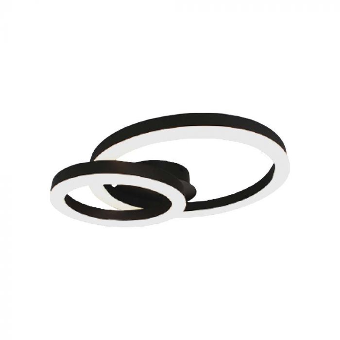 20W(2130Lm) LED-designarmatur, V-TAC, IP20, svart, 450x300x105mm, varmvitt ljus 3000K