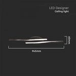 SUPERACTION_12W(1280Lm) LED disainvalgusti, IP20, V-TAC, valge, timmitav, 520x60mm, soe valge valgus 3000K