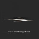 SUPERACTION_12W(1280Lm) LED design luminaire, IP20, V-TAC, white, dimmable, 520x60mm, warm white light 3000K