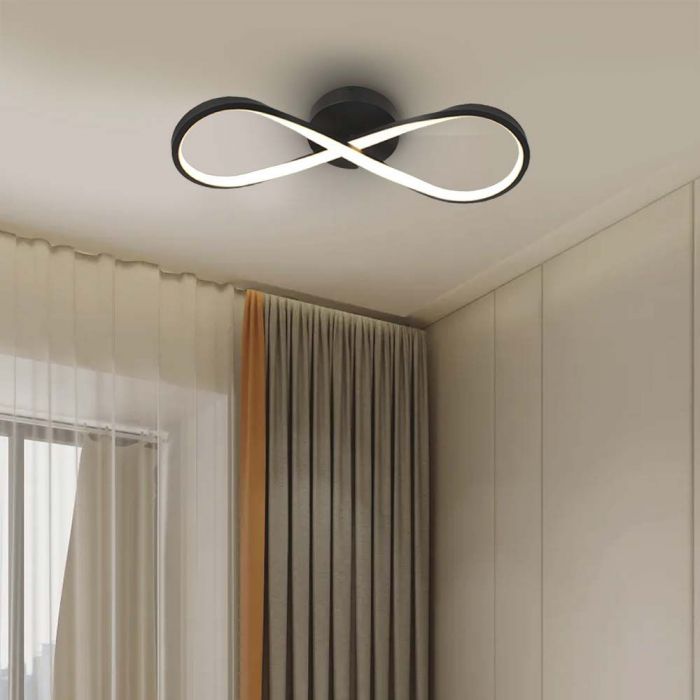 24W(2560Lm) LED dizaina gaismeklis, V-TAC, IP20, melns, 525x185x80mm, silti balta gaisma 3000K