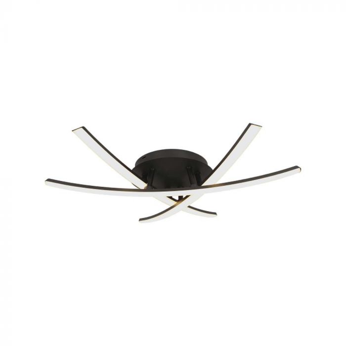 20W(2130Lm) LED design lamp, V-TAC, IP20, black, 460x410x125mm, warm white light 3000K