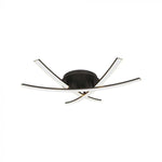 20W(2130Lm) LED-designarmatur, V-TAC, IP20, svart, 460x410x125mm, varmvitt ljus 3000K