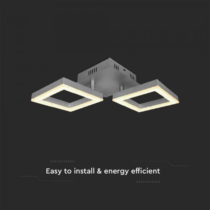 16W(1490Lm) LED disainvalgusti, V-TAC, IP20, hall, 340x95x160mm, soe valge valgus 3000K