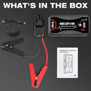 NEXPOW Q10S – 12 V auto startētājs & portatīvais akumulators 1500A/ 12800mAh