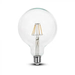 E27 6W(806Lm) LED hõõglamp, klaas, G125, IP20, jaheda valge 6400K