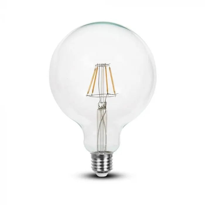 E27 6W(806Lm) LED hõõglamp, klaas, G125, IP20, jaheda valge 6400K