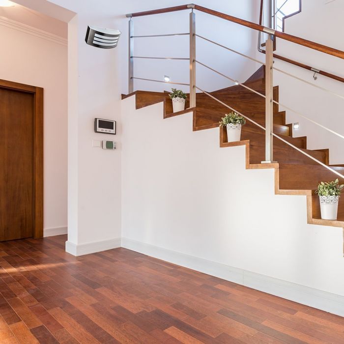 V-TAC Facade lamp frame with 2xE27 LED bulbs (bulbs not included), black, IP44