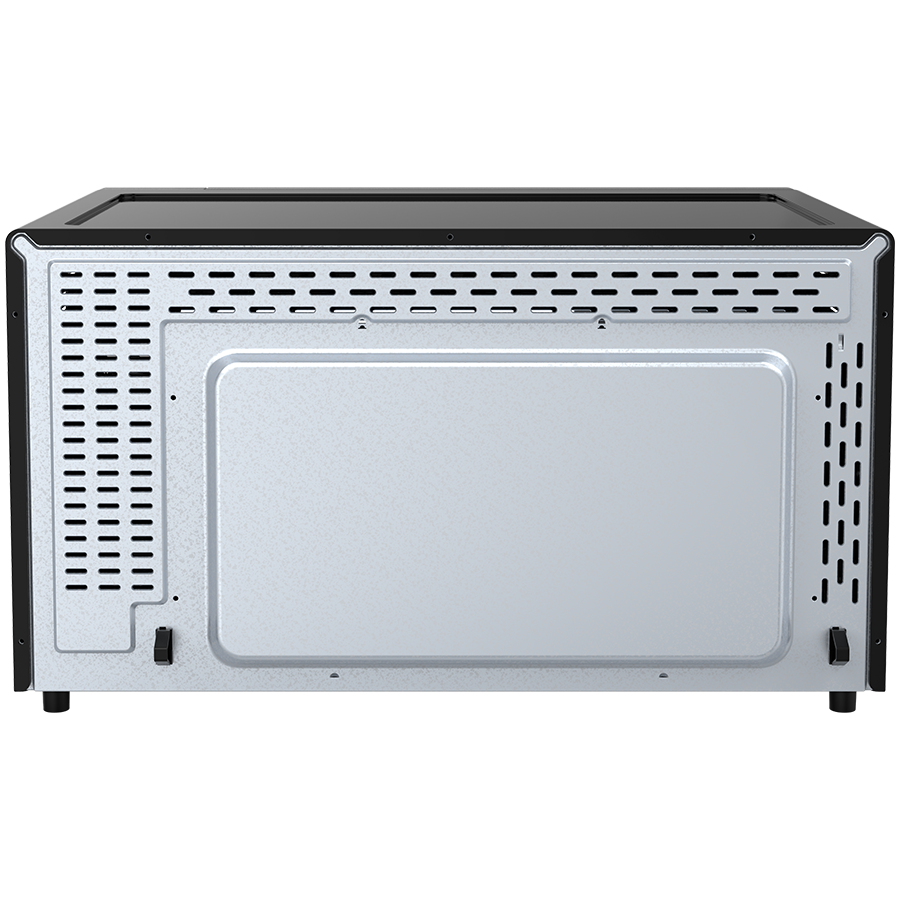 Elektriskā cepeškrāsns ar tilpumu 30L. 1600W jauda. 8 automātiskās gatavošanas programmas. 6 sildīšanas režīmi ar temperatūras regulēšanu no 38°C līdz 230°C.