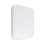 18W(1830Lm) LED-kupolarmatur, V-TAC, IP44, fyrkantig, vit, neutralvit 4000K
