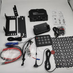 Universāls vadības panelis 12 pogu 12V-24V, bezvadu, regulējams RGB krāsu spilgtums automašīnām, bezceļu kravas automašīnām,
