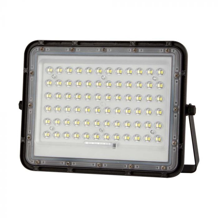 15W(1200Lm) LED SMART floodlight with 12000 mAh solar battery and remote control, IP65, V-TAC, neutral white light 4000K