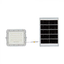 6W(400Lm) LED floodlight with 5000 mAh solar cell and remote control, IP65, V-TAC, 6400K cold white light