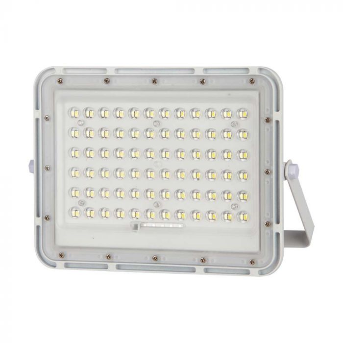 15W (1200Lm) LED SMART valgusfoor 12000 mAh päikesepatarei ja kaugjuhtimispuldiga, IP65, V-TAC, valge, neutraalne valge valgus 4000K