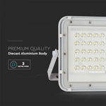 15W (1200Lm) LED SMART-strålkastare med 12000 mAh solcellsbatteri och fjärrkontroll, IP65, V-TAC, vitt, kallvitt ljus 6400K