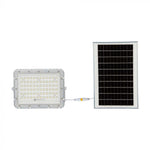 15W (1200Lm) LED SMART-strålkastare med 12000 mAh solcellsbatteri och fjärrkontroll, IP65, V-TAC, vitt, kallvitt ljus 6400K