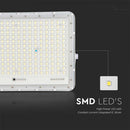 30W(2600Lm) LED floodlight with 20000 mAh solar battery and remote control, IP65, V-TAC, white, cold white light 6400K