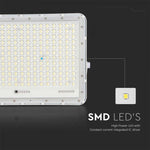 30W(2600Lm) LED floodlight with 20000 mAh solar cell and remote control, IP65, V-TAC, white, neutral white light 4000K