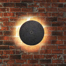 12W(1200Lm) LED sienas gaismeklis, IP65, V-TAC, apaļš, melns, dimmējams, 3IN1