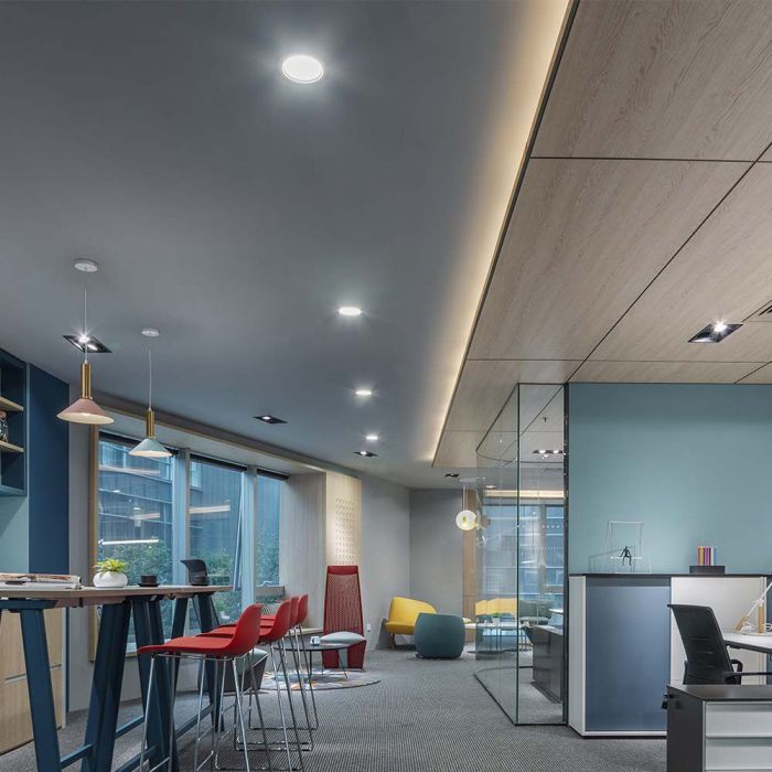 Светодиодная панель 3Вт(330Лм), IP20, встраиваемая, круглая, белая, Ø90.5x28мм, встраиваемая Ø68мм, теплый белый свет 3000K