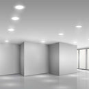 12W(1320Lm) LED MINI panelis, iebūvējams, balts, apaļš, V-TAC, IP20, 3IN1