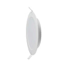 24W(2640Lm) LED MINI panelis, iebūvējams, balts, apaļš, V-TAC, IP20, 3IN1
