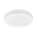 24W(2640Lm) LED apaļš virsapmetuma panelis, V-TAC VT-60024CCT, CREE SMD, 110Lm/W, IP20, balts, Ø288,6x31,2mm, 120°, 6 gadu garantija, 3in1 gaisma 3000K/4000K/6500K