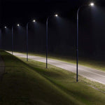 30W(2505Lm) LED gatlykta, V-TAC, IP65, svart, neutralvitt ljus 4000K