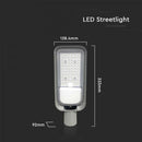 30W(2505Lm) LED ielu laterna, V-TAC, IP65, melns,auksti balta gaisma 6500K