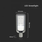 50W (4270Lm) LED tänavavalgusti, V-TAC, IP65, must, neutraalne valge valgus 4000K