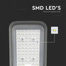 50W(4270Lm) LED gatlykta, V-TAC, IP65, svart, kallvitt ljus 6500K
