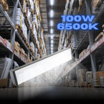 KOMPLEKTS 10 gab. x 27,39€ – 100W(8700Lm) LED lineārais noliktavas gaismeklis, V-TAC, IP65, auksti balta gaisma 6500K
