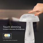 1W(50Lm) LED svampformad bordslampa, V-TAC, IP20, DC:5V, 1A, 1800mAh litiumbatteri, dimbar, 3IN1