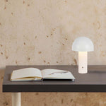 2W(200Lm) LED rechargeable table lamp with 1800mAH battery, DC:5V, 1A, IP20, V-TAC, metal, champagne, 3IN1