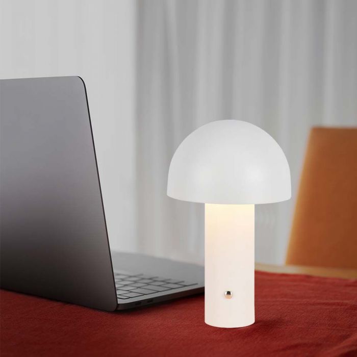 2W(200Lm) LED rechargeable table lamp with 1800mAH battery, DC:5V, 1A, IP20, V-TAC, metal, champagne, 3IN1