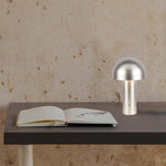 3W (200Lm) LED uppladdningsbar bordslampa med 1800mAH batteri, DC:5V, 1A, IP20, V-TAC, champagne, 3IN1