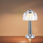 1W(55Lm) LED galda lampa, V-TAC, IP20,  1800mAh Litija baterija, DC:5V, 1A, hroma, 3IN1