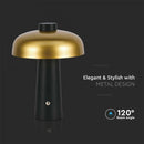 3W(200Lm) LED table lamp, V-TAC, IP20, DC:5V 1A, 1800mAh Lithium Battery, 3IN1