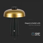3W(200Lm) LED skrivbordslampa, V-TAC, IP20, DC:5V 1A, 1800mAh litiumbatteri, 3IN1
