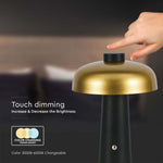 3W(200Lm) LED skrivbordslampa, V-TAC, IP20, DC:5V 1A, 1800mAh litiumbatteri, 3IN1