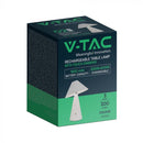 3W(200Lm) LED galda lampa ar 1800mAH bateriju, DC:5V, 1A, V-TAC, IP20, dimmējama, balta, 3IN1
