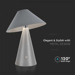 3W (200Lm) LED laualamp 1800mAH akuga, DC:5V, 1A, V-TAC, IP20, dimmerdatav, hall, 3IN1