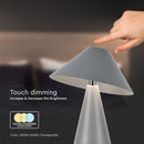 3W(200Lm) LED table lamp with 1800mAH battery, DC:5V, 1A, V-TAC, IP20, dimmable, grey, 3IN1