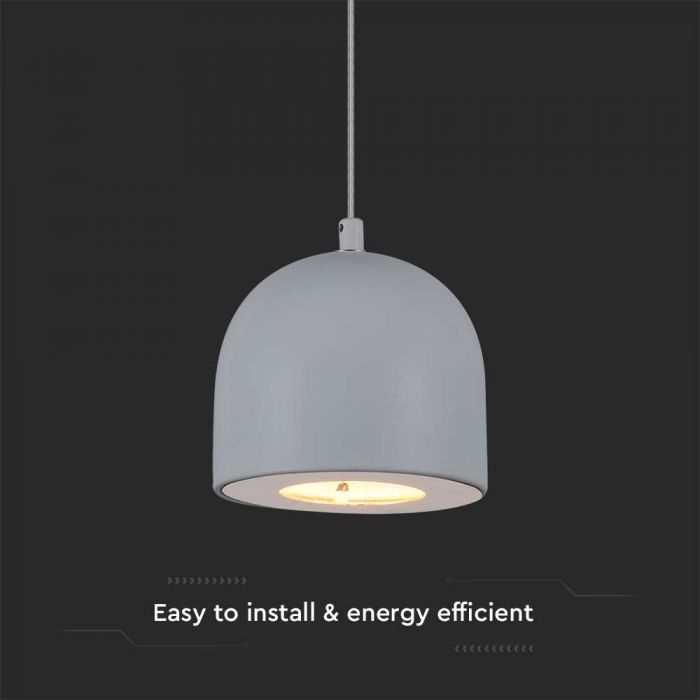 8,5W(850Lm) LED-designarmatur, IP20, V-TAC, grå, 100x1620mm, varmvitt ljus 3000K