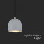 8,5W(850Lm) LED-designarmatur, IP20, V-TAC, grå, 100x1620mm, varmvitt ljus 3000K