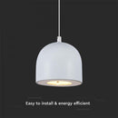 8,5W(850Lm) LED-designarmatur, IP20, V-TAC, vit, 100x1620mm, varmvitt ljus 3000K