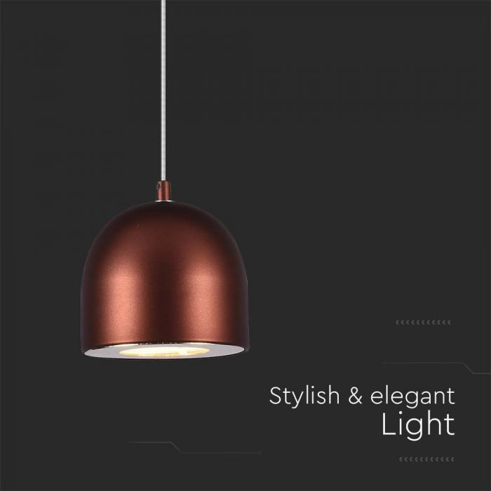 8,5W(850Lm) LED-designarmatur, IP20, V-TAC, brun, 100x1620mm, varmvitt ljus 3000K
