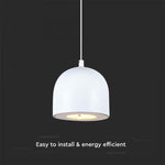 8,5W(850Lm) LED-designarmatur, IP20, V-TAC, vit, F, 100x1600mm, varmvitt ljus 3000K