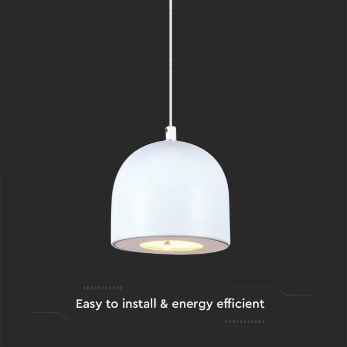 8,5W(850Lm) LED-designarmatur, IP20, V-TAC, vit, F, 100x1600mm, varmvitt ljus 3000K